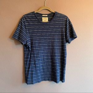 Lucky Brand Indigo Stripe T-Shirt - Size Small